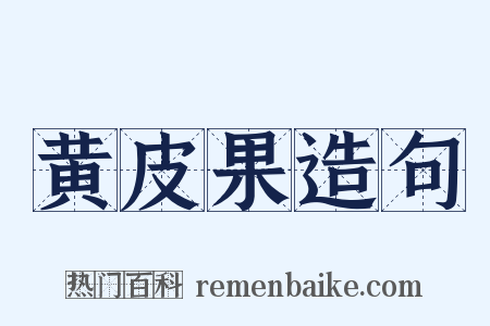 黄皮果造句是什么意思的图片